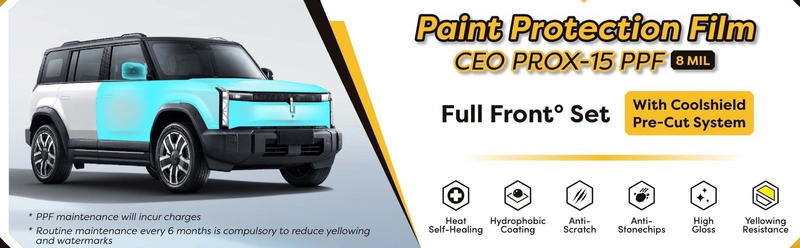 CEO PROX-15 8 Mil High-Performance PPF Full Front Set