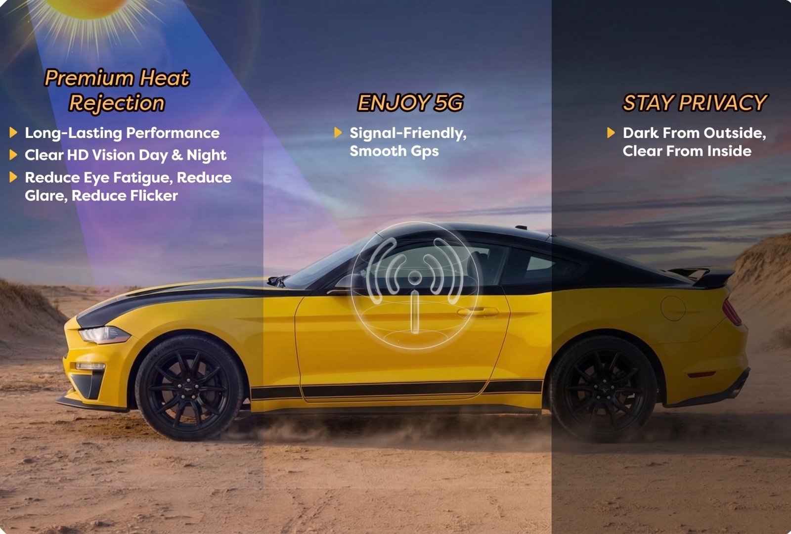 CoolShield Quartz X Safety Tint HD Optical Vision and 5G Clarity